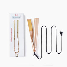 Load image into Gallery viewer, Professional Hair crimper Straightening Iron&amp;Curling Iron Hair Curler 2 in 1 Hair Straightener Flat Irons Ceramic Styling Tools